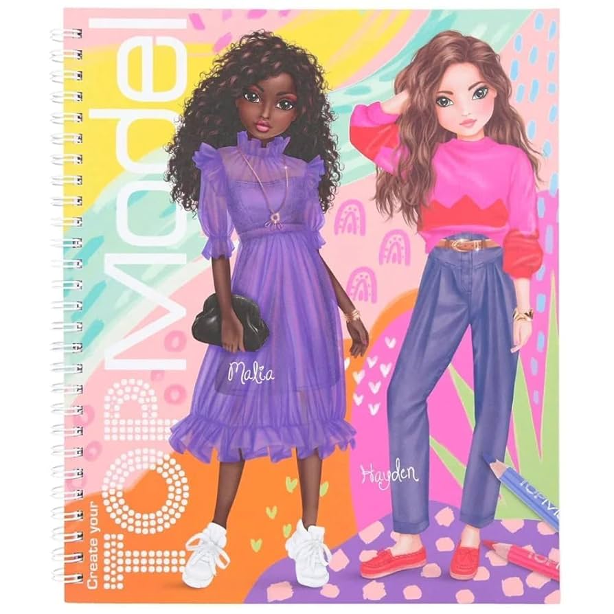 TOP Model Colouring Book (11504)