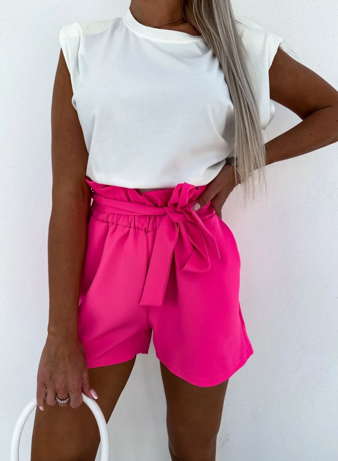 De stad Verschillende goederen Humoristisch Summer shorts (Dames) Roze - Vaja